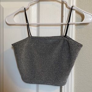 Glitter Crop Cami Top